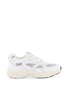 Sneaker per bambino Boss Kids bianche con inserti in rete J53642 10P BOSS KIDS 
