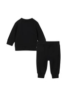 Set felpa e pantaloni per neonato Boss Kids nero con design color-block J53699 09B BOSS KIDS 