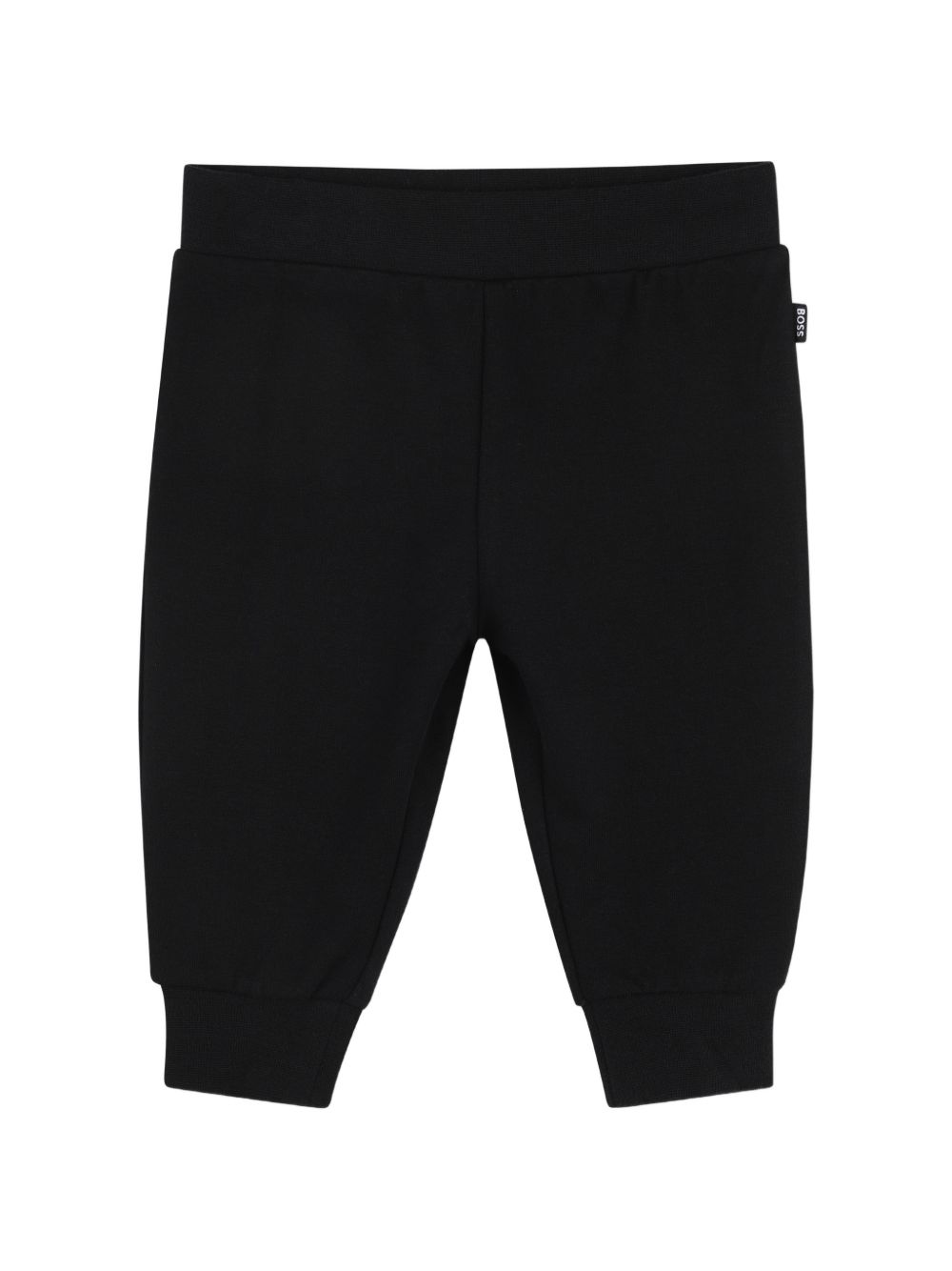 Set felpa e pantaloni per neonato Boss Kids nero con design color-block J53699 09B BOSS KIDS 