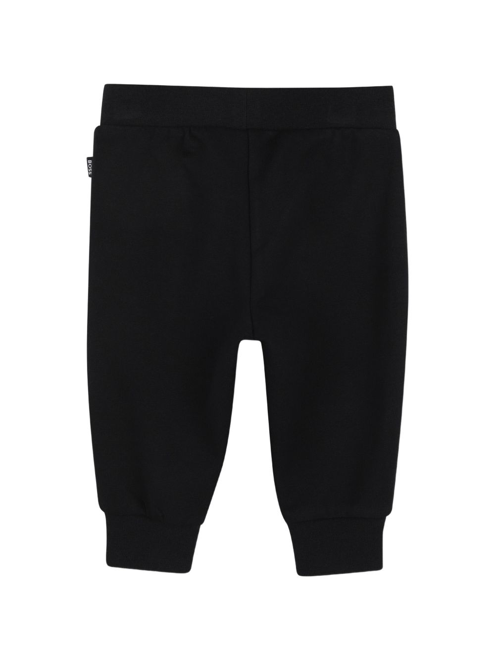 Set felpa e pantaloni per neonato Boss Kids nero con design color-block J53699 09B BOSS KIDS 