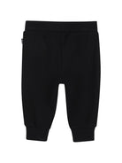 Set felpa e pantaloni per neonato Boss Kids nero con design color-block J53699 09B BOSS KIDS 