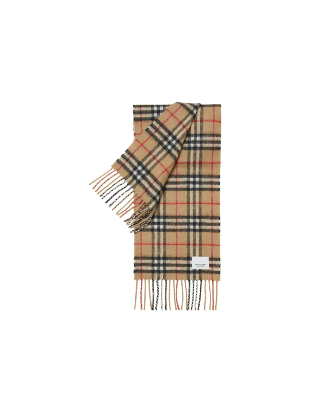 Sciarpa per bambini Burberry Kids beige con motivo Vintage Check 8076028 A7026 BURBERRY KIDS 