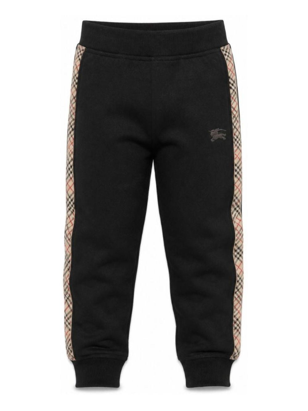 Pantaloni sportivi per bambino Burberry Kids nero in cotone 8108051 A1189 BURBERRY KIDS 