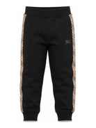 Pantaloni sportivi per bambino Burberry Kids nero in cotone 8108051 A1189 BURBERRY KIDS 