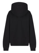 Felpa per bambini Burberry Kids nera con logo ricamato e zip 8108062 A1189 BURBERRY KIDS 