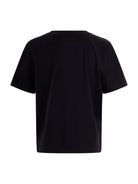 T-shirt per bambino Burberry Kids nera con stampa grafica sul davanti 8117292 A1189 BURBERRY KIDS 