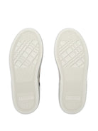 Sneakers per bambini Burberry Kids bianche con inserti con motivo Vintage Check 8122647 B9368 BURBERRY KIDS 