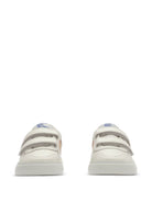 Sneakers per bambini Burberry Kids bianche con inserti con motivo Vintage Check 8122655 B9368 BURBERRY KIDS 