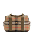 Borsa fasciatoio per neonati Burberry Kids beige con motivo Vintage Check 8126016 B9368 BURBERRY KIDS 