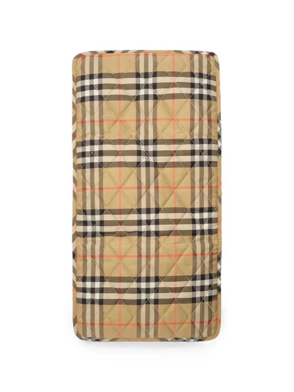 Borsa fasciatoio per neonati Burberry Kids nera con inserti con motivo Vintage Check 8126018 A1189 BURBERRY KIDS 