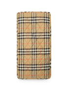 Borsa fasciatoio per neonati Burberry Kids nera con inserti con motivo Vintage Check 8126018 A1189 BURBERRY KIDS 