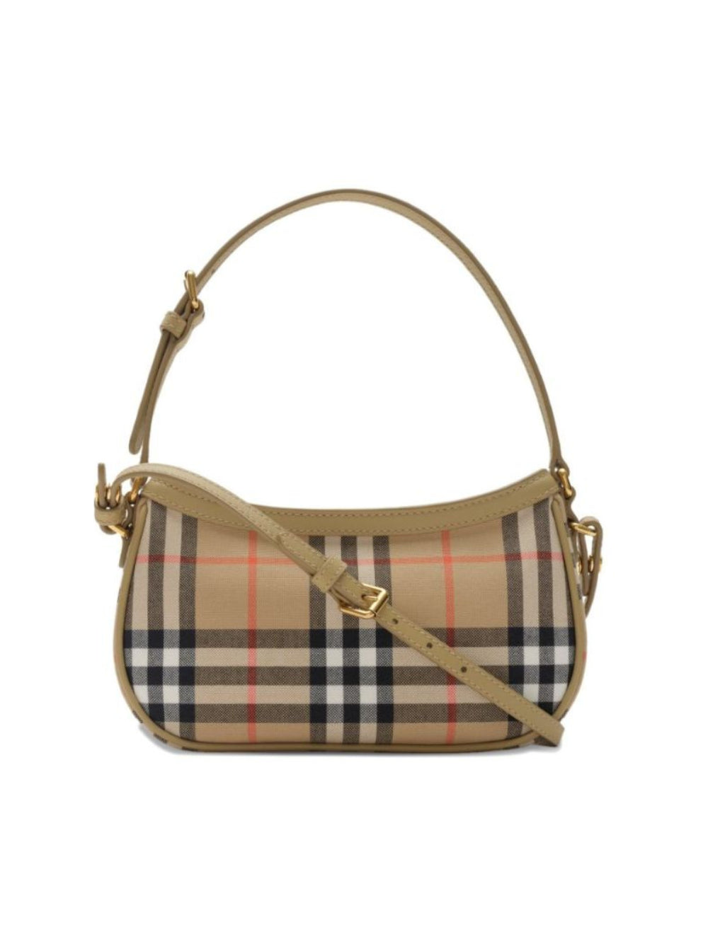 Borsa a spalla per bambina Burberry Kids beige con stampa Vintage Check 8126023 B9368 BURBERRY KIDS 