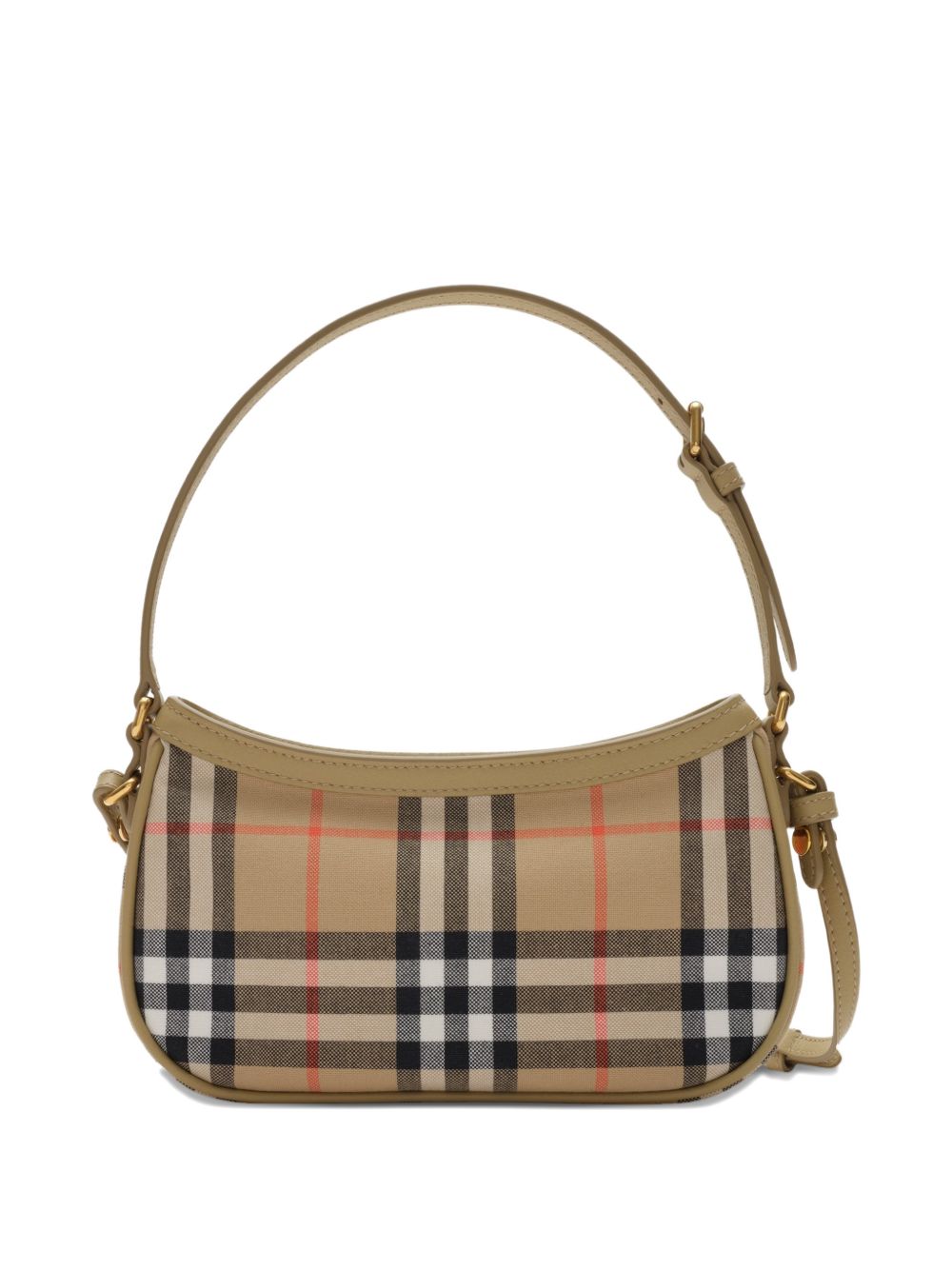 Borsa a spalla per bambina Burberry Kids beige con stampa Vintage Check 8126023 B9368 BURBERRY KIDS 
