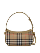 Borsa a spalla per bambina Burberry Kids beige con stampa Vintage Check 8126023 B9368 BURBERRY KIDS 