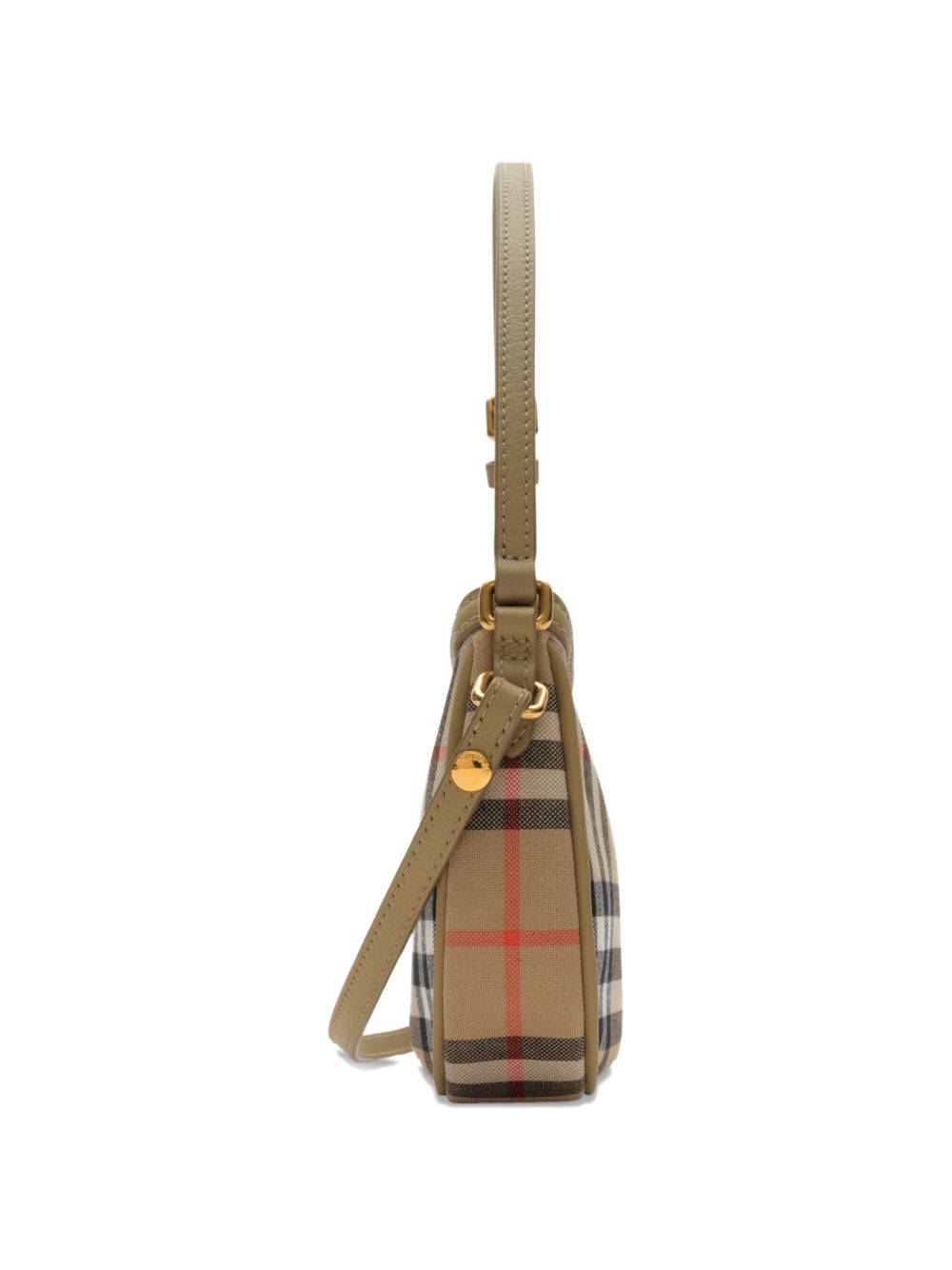 Borsa a spalla per bambina Burberry Kids beige con stampa Vintage Check 8126023 B9368 BURBERRY KIDS 