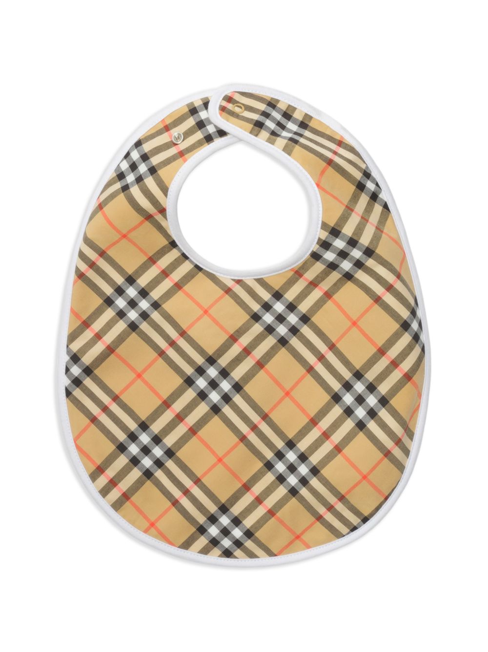 Set bavaglini per neonati Burberry Kids multicolore in cotone Check (3 pezzi) 8126049 A1464 BURBERRY KIDS 