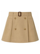 Gonna per bambina Burberry Kids beige con tasche laterali 8126201 B9719 BURBERRY KIDS 