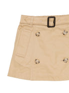 Gonna per neonata Burberry Kids beige con decorazione con bottoni 8126823 B9719 BURBERRY KIDS 