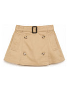 Gonna per neonata Burberry Kids beige con decorazione con bottoni 8126823 B9719 BURBERRY KIDS 