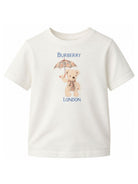 T-shirt per bambini Burberry Kids bianca con motivo London Bear 8127206 A2014 BURBERRY KIDS 