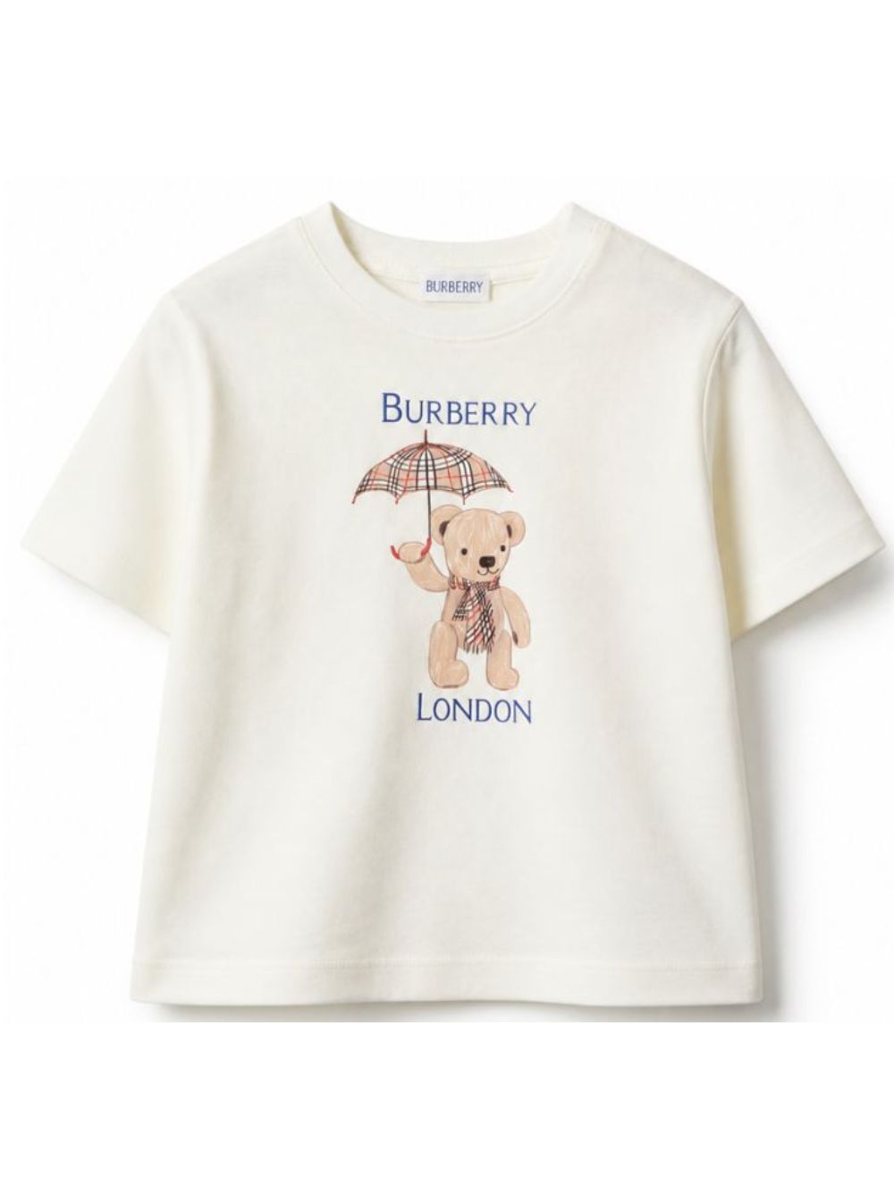 T-shirt per neonati Burberry Kids bianca con motivo London Bear 8128138 A2014 BURBERRY KIDS 