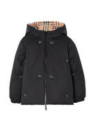 Piumino per bambini Burberry Kids multicolore con design reversibile 8129598 A1189 BURBERRY KIDS 