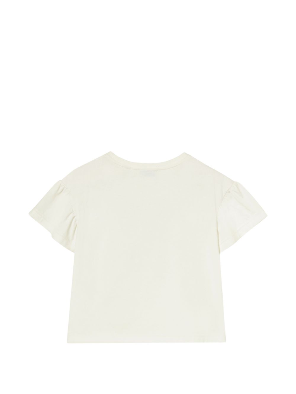 T-shirt per bambina Burberry Kids bianca con dettaglio fiocco sul davanti 8129919 A2014 BURBERRY KIDS 