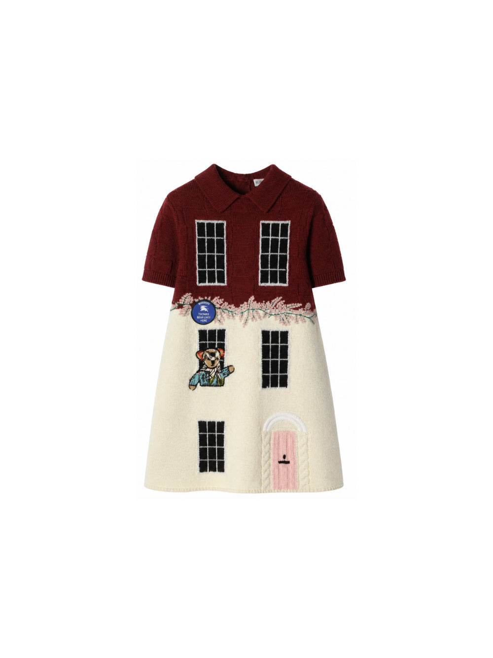 Abito per bambina Burberry Kids multicolore con motivo Townhouse Bear 8131193 B8750 BURBERRY KIDS 