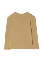 Maglione per bambina Burberry Kids beige con ricamo Equestrian Knight 8131242 B1016 BURBERRY KIDS 