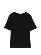 T-shirt per Bambino Burberry Kids nera con stampa logo sul davanti 8131608 A1189 BURBERRY KIDS 
