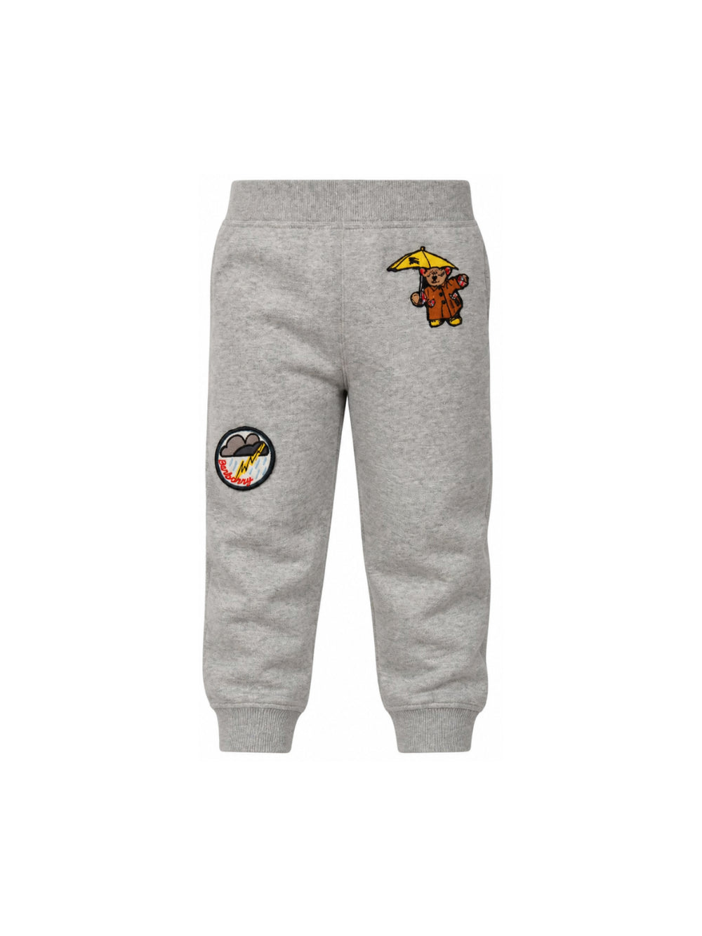 Pantaloni sportivi per bambino Burberry Kids grigi con ricamo Thomas Bear 8131996 A2142 BURBERRY KIDS 