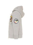 Felpa per bambino Thomas Bear Burberry Kids grigio con cappuccio 8131999 A2142 BURBERRY KIDS 