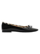 Ballerine per bambina Burberry Kids nere con finitura lucida 8133495 A1189 BURBERRY KIDS 