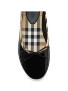 Ballerine per bambina Burberry Kids nere con finitura lucida 8133495 A1189 BURBERRY KIDS 
