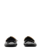 Ballerine per bambina Burberry Kids nere con finitura lucida 8133495 A1189 BURBERRY KIDS 