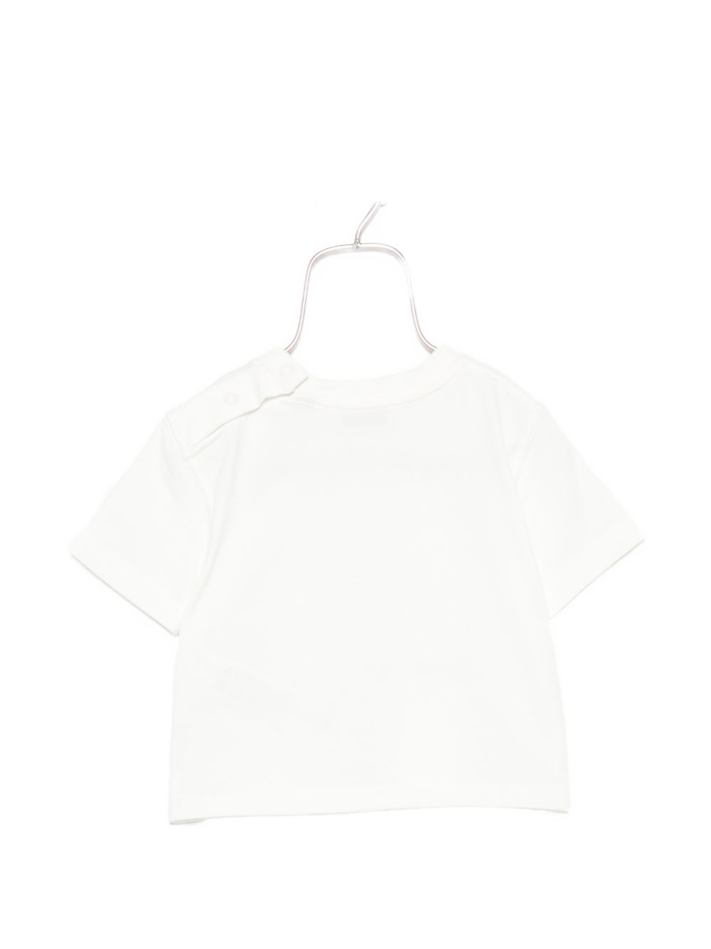 T-shirt per neonata Burberry Kids bianca con stampa orsetto sul davanti 8133500 A2014 BURBERRY KIDS 