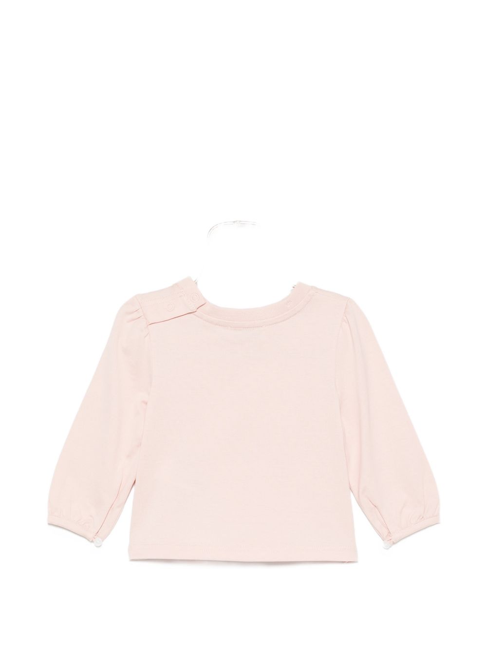 Felpa per neonata Burberry Kids rosa con stampa orsetto sul davanti 8133503 C2989 BURBERRY KIDS 
