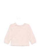 Felpa per neonata Burberry Kids rosa con stampa orsetto sul davanti 8133503 C2989 BURBERRY KIDS 