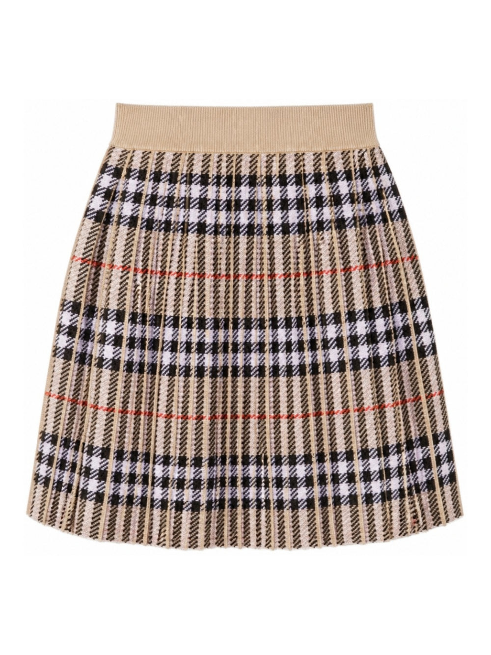 Gonna per bambina Burberry Kids beige con motivo Vintage Check 8134698 B9368 BURBERRY KIDS 