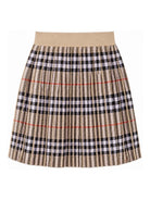 Gonna per bambina Burberry Kids beige con motivo Vintage Check 8134698 B9368 BURBERRY KIDS 
