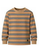 T-shirt per bambino Burberry Kids beige con motivo a righe orizzontali 8135206 B9368 BURBERRY KIDS 