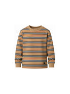 T-shirt per bambino Burberry Kids beige con motivo a righe orizzontali 8135206 B9368 BURBERRY KIDS 