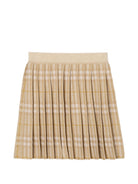 Gonna per bambina Burberry Kids beige con motivo House Check 8135222 C3269 BURBERRY KIDS 