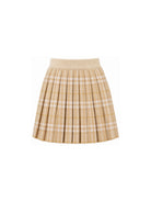 Gonna per bambina Burberry Kids beige con motivo House Check 8135222 C3269 BURBERRY KIDS 