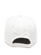 Cappello per bambino Casablanca Kids bianco con stampa grafica sul davanti KPF26HAT11601 PALM CASABLANCA KIDS 