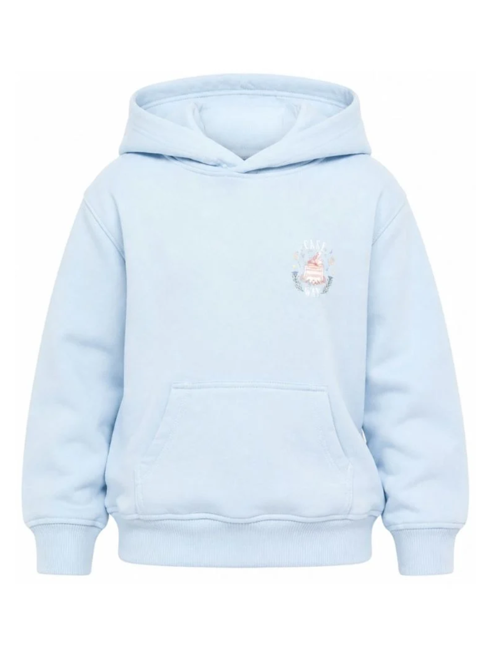 Felpa per bambino Casablanca Kids azzurra con stampa grafica KPF26JTP37202 CASAWAY CASABLANCA KIDS 