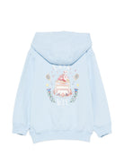 Felpa per bambino Casablanca Kids azzurra con stampa grafica KPF26JTP37202 CASAWAY CASABLANCA KIDS 