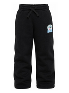 Pantaloni sportivi per bambino Casablanca Kids neri con applicazione laterale KPF26JTR26501 PALM CASABLANCA KIDS 