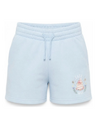 Shorts per bambino Casablanca Kids azzurro chiaro con tasca posteriore con toppa KPF26JTR26602 CASAWAY CASABLANCA KIDS 
