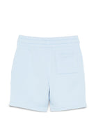 Shorts per bambino Casablanca Kids azzurro chiaro con tasca posteriore con toppa KPF26JTR26602 CASAWAY CASABLANCA KIDS 